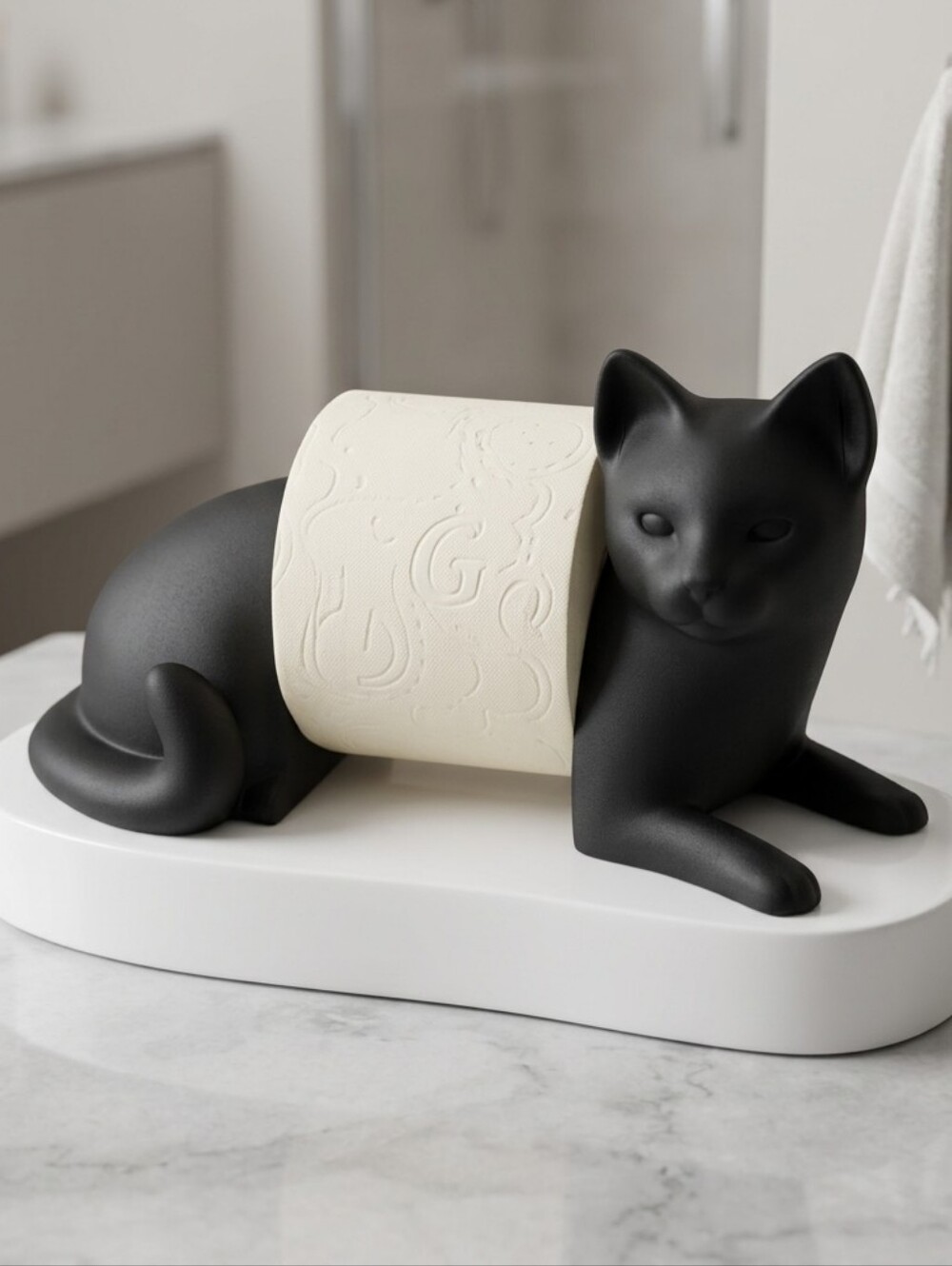 Cat Toilet Paper Holder